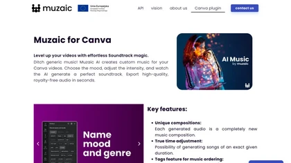 Muzaic for Canva